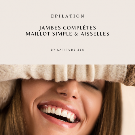 Epilation maillot simple ,aisselles, jambes complètes femme