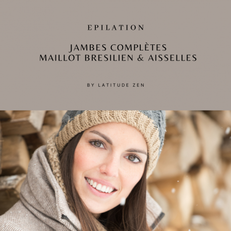 Epilation maillot brésilien, aisselles, jambes complètes femme