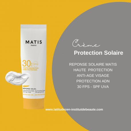 CRÈME PROTECTION SOLAIRE VISAGE SPF30 – Tube 50ml