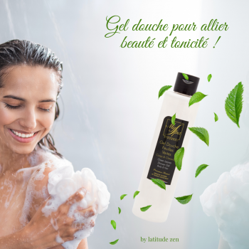Gel douche feuilles vertes myspa 200ml