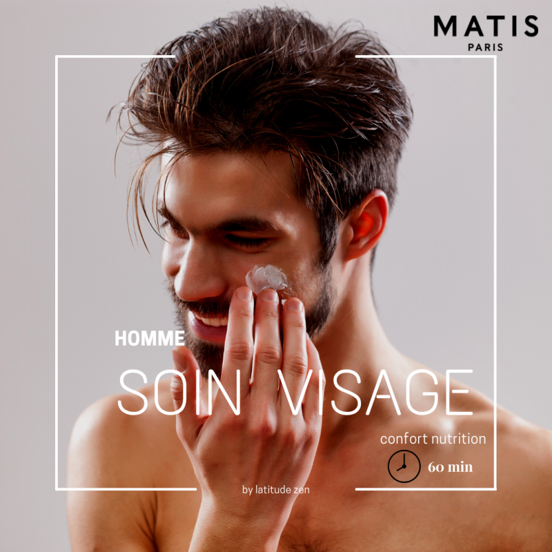 Soin visage homme Matis confort nutrition