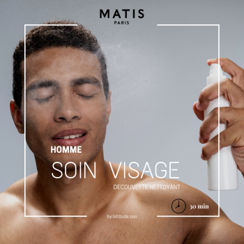 Soin visage homme découverte Matis homme