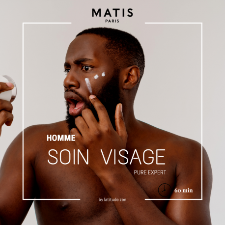 Soin visage homme Pure Expert paris 11 fête des pères