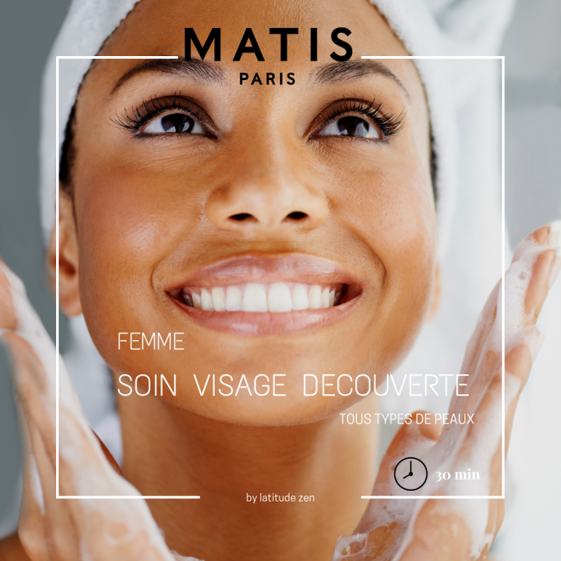 Soin visage femme découverte Matis