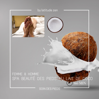 SPA soin beauté des pieds au lait de coco 1H00