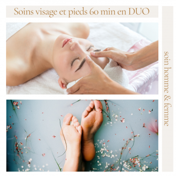 Formule DUO soin visage et beauté des pieds