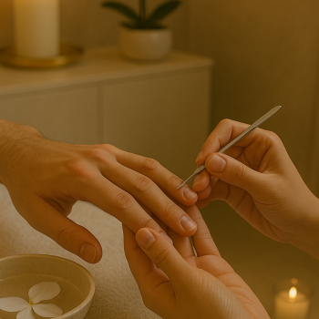 Spa manucure, soin des mains homme 