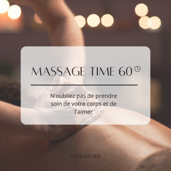Massage relaxant latitude zen 60 MIN