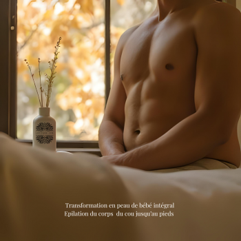 épilation du corps intégral homme, LATITUDE ZEN Paris 11