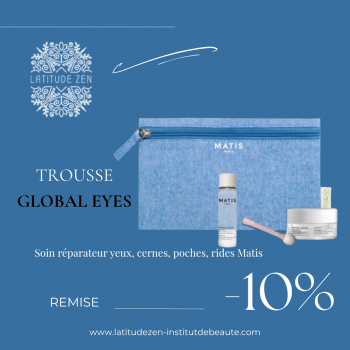 trousses global eyes soin réparateur, cernes, poches, rides Matis