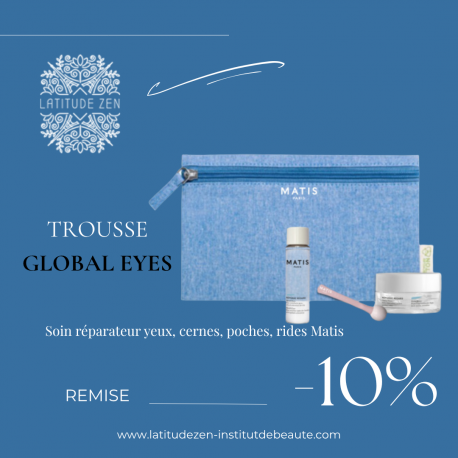 trousses global eyes soin réparateur, cernes, poches, rides Matis
