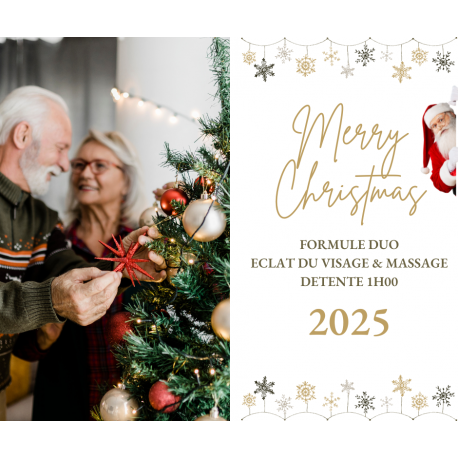 Formule DUO soin visage et massage 60 minutes