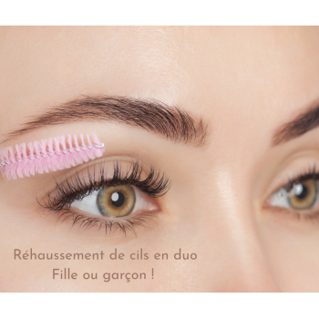Rehaussement de cils en duo