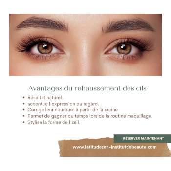 Kératin lash + réhaussement de cils