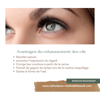Réhaussement de cils CARE LIFTING + teinture