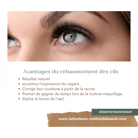 Réhaussement de cils CARE LIFTING + teinture