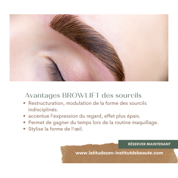 Lamination des sourcils - browlift - rehaussement des sourcils