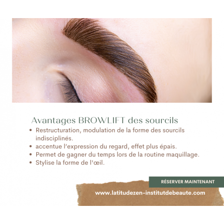 Lamination des sourcils - browlift - rehaussement des sourcils