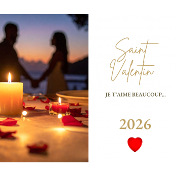 Je t'aime beaucoup... offre saint valentin 2026 LATITUDE ZEN
