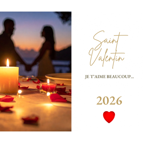 Je t'aime beaucoup... offre saint valentin 2026 LATITUDE ZEN
