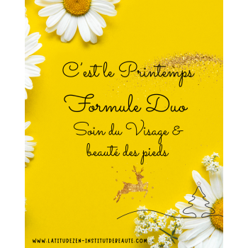 Formule DUO soin visage et beauté des pieds