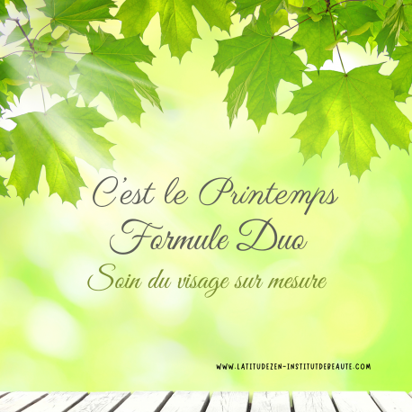 Soin du visage duo - A toi mon amour, la raison de mon bonheur