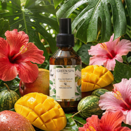 Eau de parfum bio melon mangue green spa 30 ML