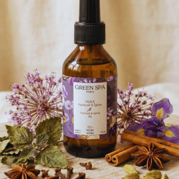 Huile naturelle patchouli epices green spa 30 ML