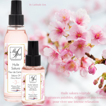 Huile sakura fleur de cerisier MySpa 50 ml