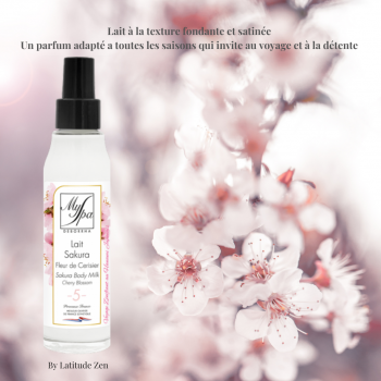 Lait corps SAKURA fleur de cerisier MySpa 100ml