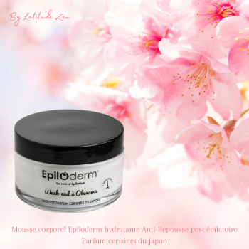 Mousse corporelle hydratante anti-repousse fleur cerisier