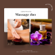 Massage duo relaxant aux huiles essentielles chaudes 90 minutes