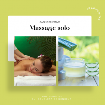 Massage solo relaxant à l'aloé vera 90 minutes