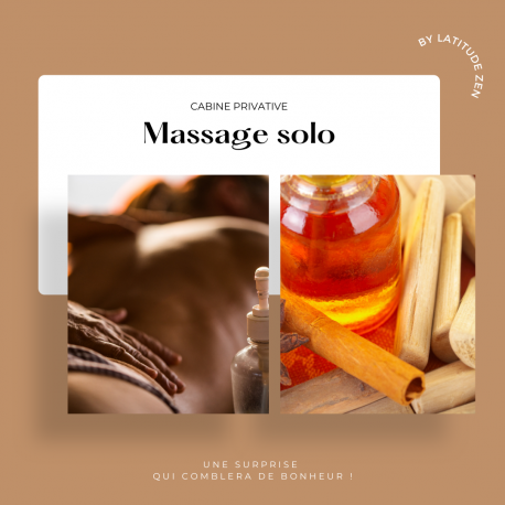 Massage solo relaxant aux huiles chaudes 90 minutes