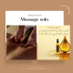 Massage solo parfumé huile tiaré 1h latitude zen
