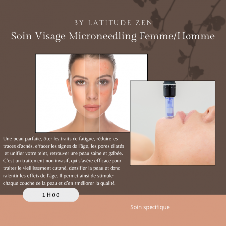 Microneedling soin spécifique anti-âge