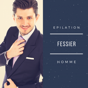 Epilation fesses homme