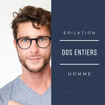 Epilation dos entiers (hors épaules) homme épiloderm latitude zen