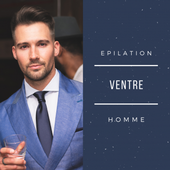 Epilation du ventre homme