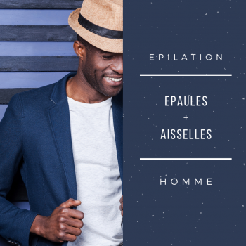 forfait épilation 2 zones homme épaules et aisselles